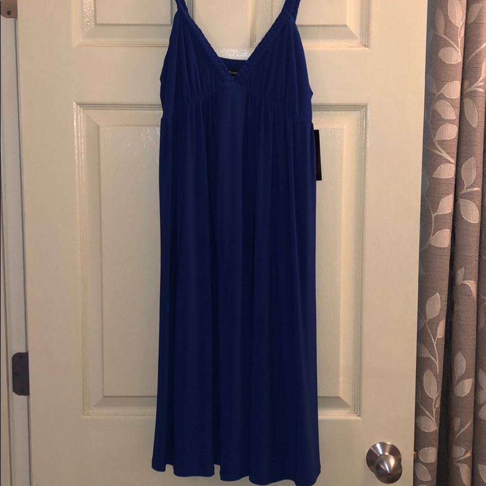 Simple blue dress!